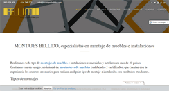 Desktop Screenshot of montajesbellido.com
