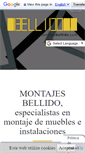 Mobile Screenshot of montajesbellido.com